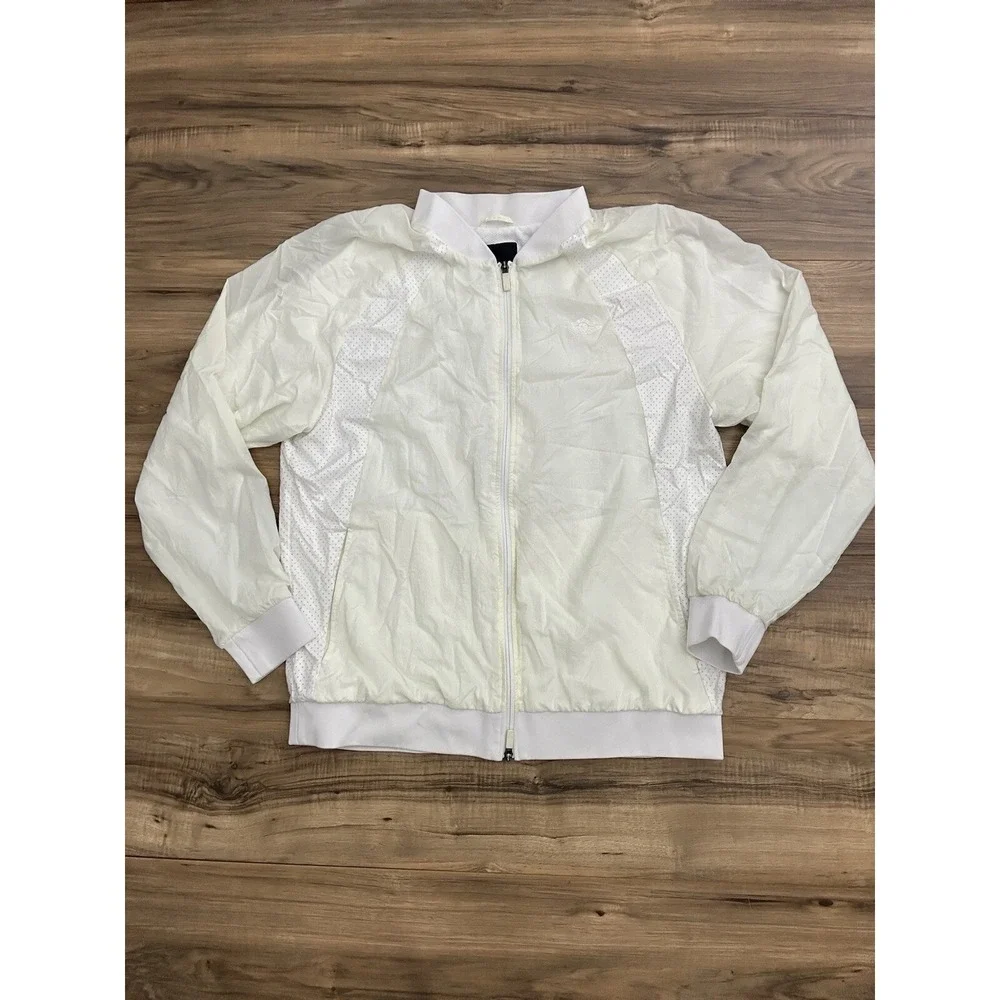 Air Jordan Men's Varsity Windbreaker Jacket Size XL Off White‎ RN# 56323
